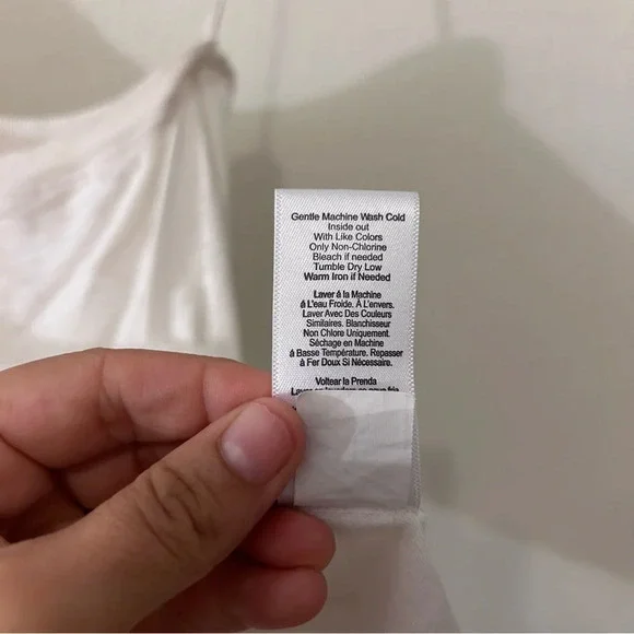 Nation LTD Paulina One Shoulder Tee Off White XS - Picture 6 of 8